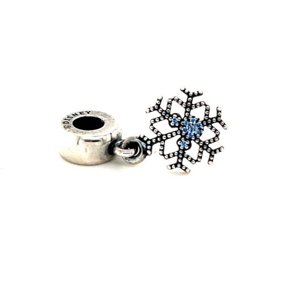Pandora Jewelry - Pandora Disney Snowflake Blue Cz Dangle Charm